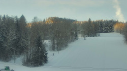 Dojezd hlavní sjezdovky