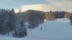 Dojezd hlavní sjezdovky