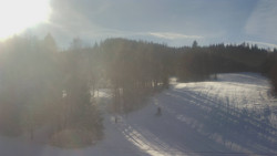 Dojezd hlavní sjezdovky