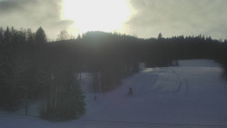 Dojezd hlavní sjezdovky