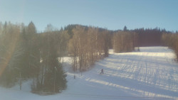 Dojezd hlavní sjezdovky