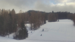 Dojezd hlavní sjezdovky