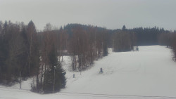 Dojezd hlavní sjezdovky