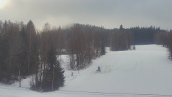 Dojezd hlavní sjezdovky