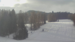 Dojezd hlavní sjezdovky