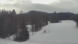 Dojezd hlavní sjezdovky