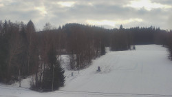 Dojezd hlavní sjezdovky