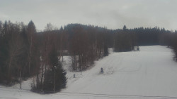 Dojezd hlavní sjezdovky