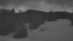 Dojezd hlavní sjezdovky