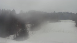 Dojezd hlavní sjezdovky