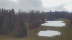 Dojezd hlavní sjezdovky