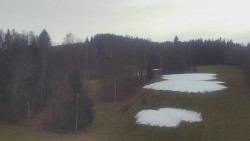 Dojezd hlavní sjezdovky