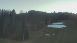 Dojezd hlavní sjezdovky