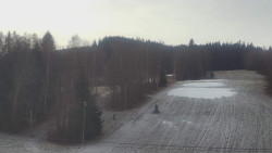 Dojezd hlavní sjezdovky