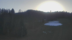 Dojezd hlavní sjezdovky