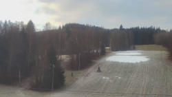 Dojezd hlavní sjezdovky