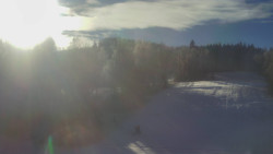 Dojezd hlavní sjezdovky