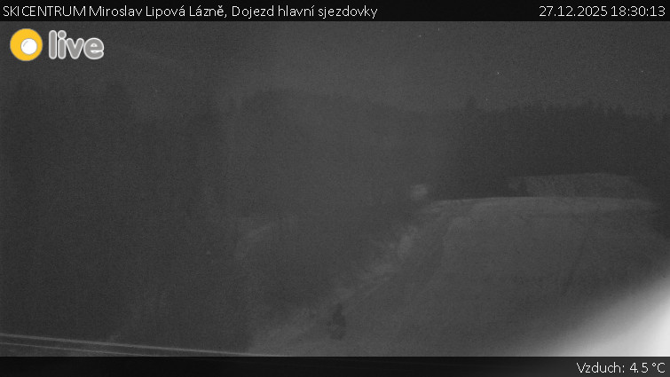 SKICENTRUM Miroslav Lipová Lázně - Dojezd hlavní sjezdovky - 27.12.2025 v 18:30