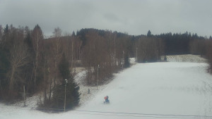 SKICENTRUM Miroslav Lipová Lázně - Dojezd hlavní sjezdovky - 28.12.2025 v 07:55