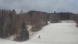 Dojezd hlavní sjezdovky