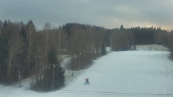 Dojezd hlavní sjezdovky