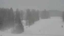 Dojezd hlavní sjezdovky