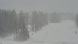 Dojezd hlavní sjezdovky