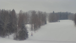 Dojezd hlavní sjezdovky