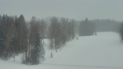 Dojezd hlavní sjezdovky