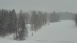 Dojezd hlavní sjezdovky