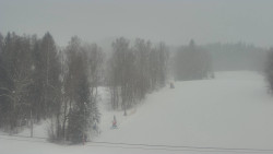 Dojezd hlavní sjezdovky