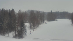 Dojezd hlavní sjezdovky