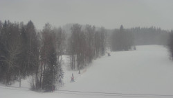 Dojezd hlavní sjezdovky