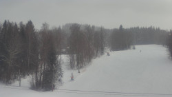 Dojezd hlavní sjezdovky