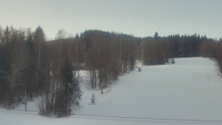 Dojezd hlavní sjezdovky