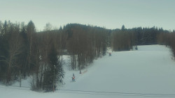 Dojezd hlavní sjezdovky