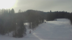 Dojezd hlavní sjezdovky