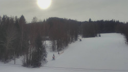 Dojezd hlavní sjezdovky