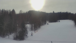 Dojezd hlavní sjezdovky