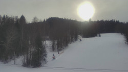 Dojezd hlavní sjezdovky