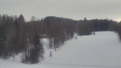 Dojezd hlavní sjezdovky