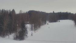 Dojezd hlavní sjezdovky