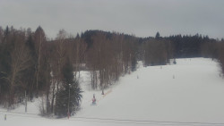 Dojezd hlavní sjezdovky