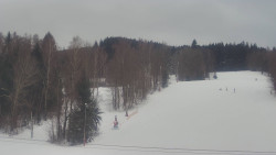 Dojezd hlavní sjezdovky