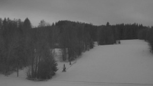 SKICENTRUM Miroslav Lipová Lázně - Dojezd hlavní sjezdovky - 15.1.2026 v 06:55