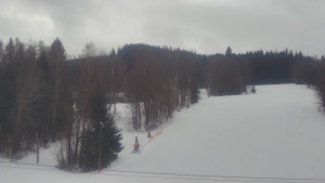 SKICENTRUM Miroslav Lipová Lázně - Dojezd hlavní sjezdovky - 15.1.2026 v 08:45