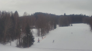 SKICENTRUM Miroslav Lipová Lázně - Dojezd hlavní sjezdovky - 15.1.2026 v 09:10