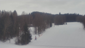 SKICENTRUM Miroslav Lipová Lázně - Dojezd hlavní sjezdovky - 15.1.2026 v 09:25