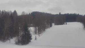 SKICENTRUM Miroslav Lipová Lázně - Dojezd hlavní sjezdovky - 15.1.2026 v 09:35