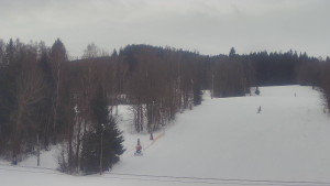 SKICENTRUM Miroslav Lipová Lázně - Dojezd hlavní sjezdovky - 15.1.2026 v 09:45